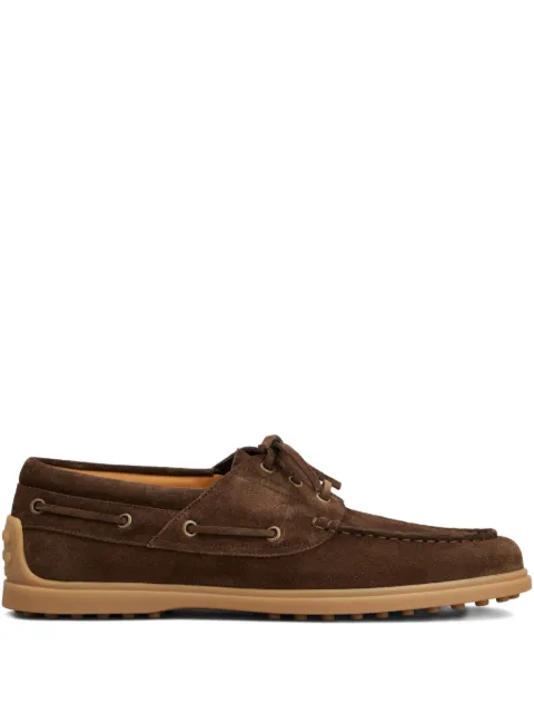 Tod's laced boat shoes Brown XXM78L0JP00RE0