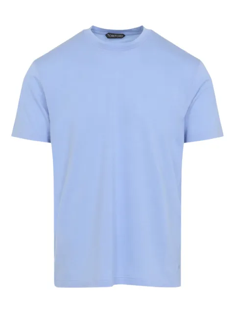 TOM FORD round-neck T-shirt Blue JCS004JMT012