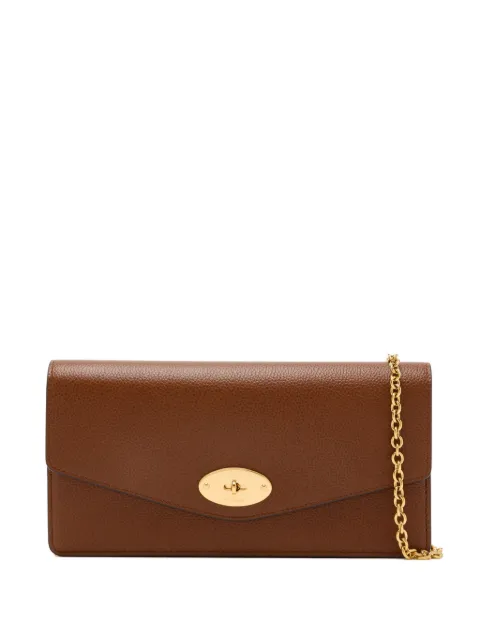 Mulberry Darley chain-strap clutch bag Brown RL9005