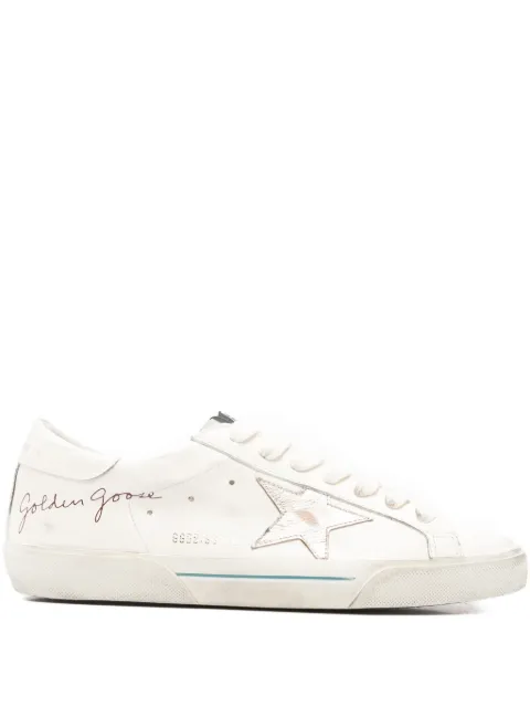 Golden Goose Super-star leather sneakers Neutrals GMF01015F008166