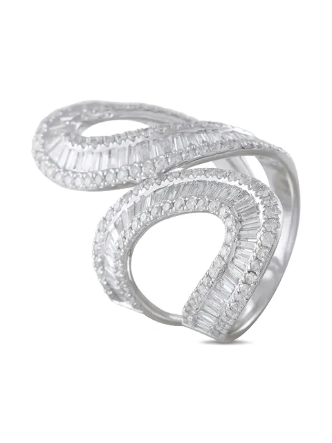 LB Exclusive diamond 14K white gold ring Silver MF02112425
