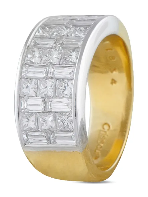 LB Exclusive diamond white yellow gold ring Gold MF05112425