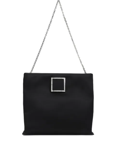Roger Vivier Trompette chain clutch bag Black RBWAPDD0200RS0