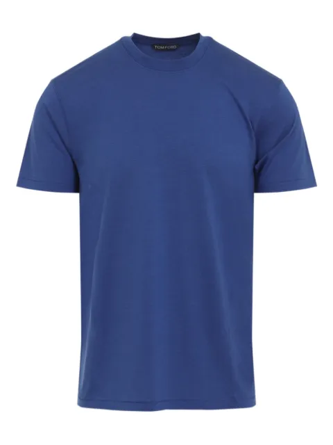 TOM FORD crewneck T-shirt Blue JCS004JMT012