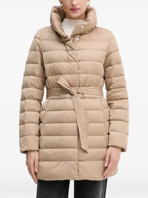 Geox Bettanie uilted belted coat Neutrals W5626NT3122