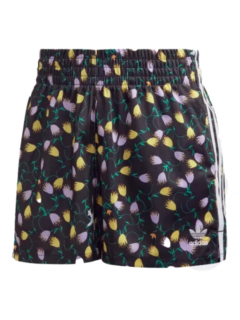 adidas allover print shorts Black FL4111
