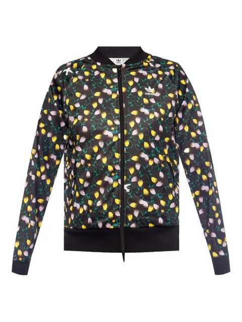 adidas print originals track jacket Black FL4106