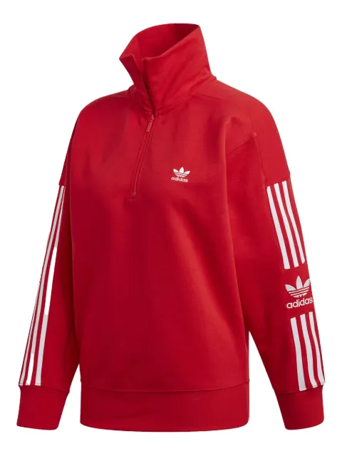 adidas half-zip sweatshirt Red ED7527