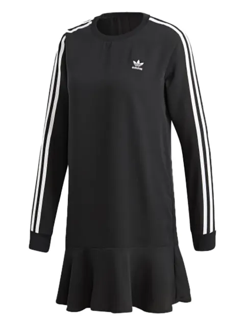 adidas long-sleeve dress Black DX3689