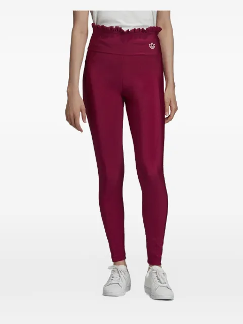 adidas ruffled leggings Red FU3877
