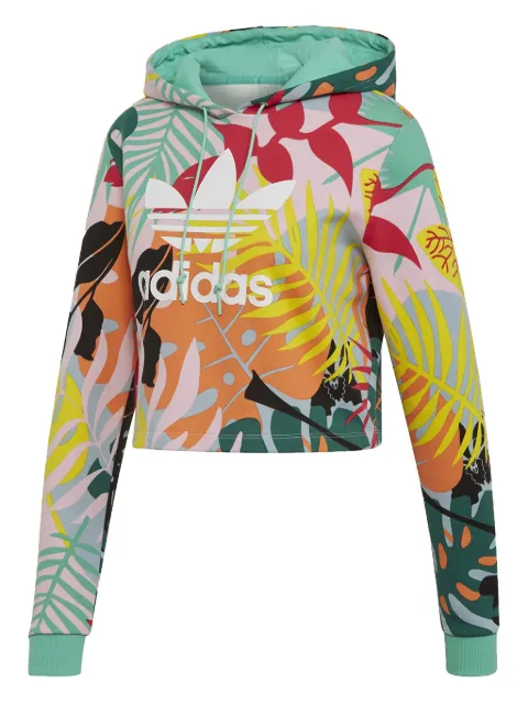 adidas cropped tropicalage sweatshirt Yellow FH7992