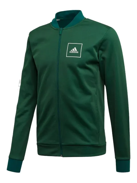 adidas 3-stripes pique track jacket Green FM3451