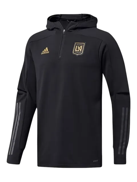 adidas logo-detail hoodie Black FI1509