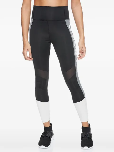 adidas colourblock high-rise leggings Black DU2301