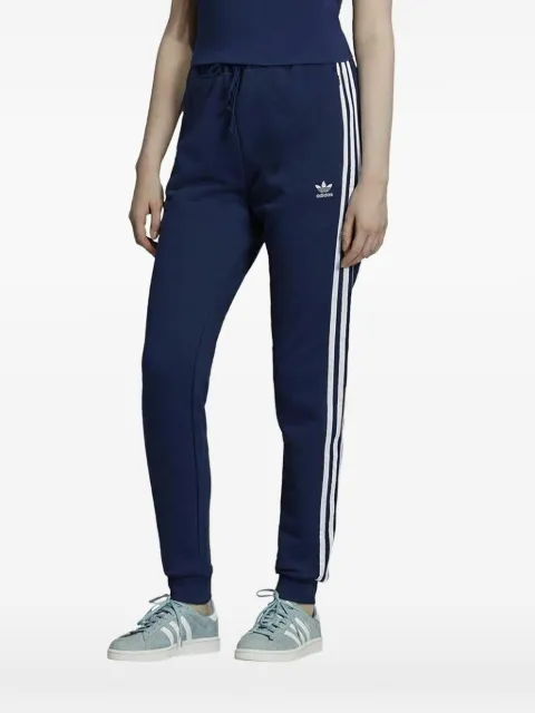 adidas Originals cuffed striped track pants Blue DV2588