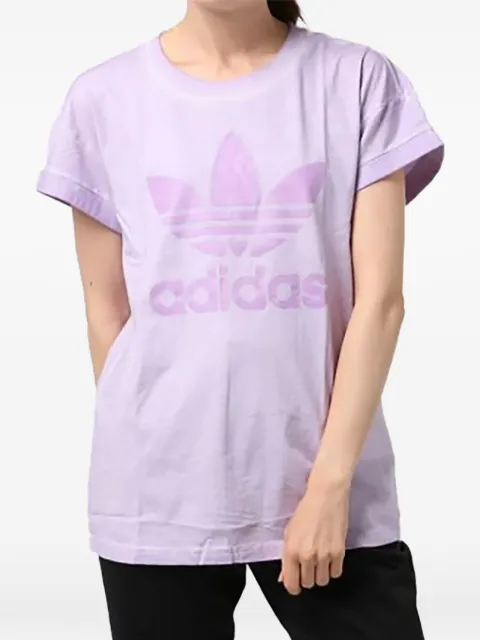 adidas loose boyfriend T-shirt Purple DU8497
