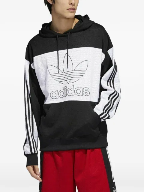 adidas logo hoodie Black DV3173