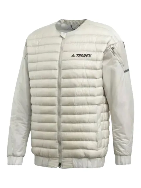 adidas zip-up padded jacket Grey GD1166
