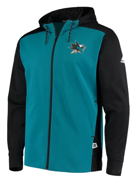 adidas San Jose Sharks zip-fastening hoodie Blue DN2838