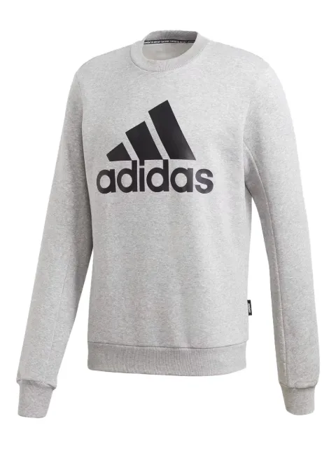 adidas badge sport fleece sweatshirt Grey GC7337