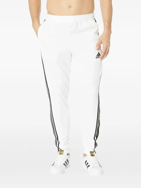 adidas elasticated-waistband track pants White DZ8767
