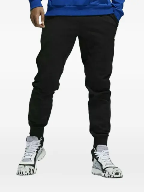 adidas elasticated-waistband track pants Black EC6235