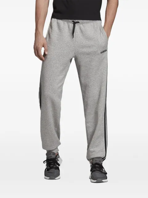 adidas stripes essentials fleece track pants Grey EI4885