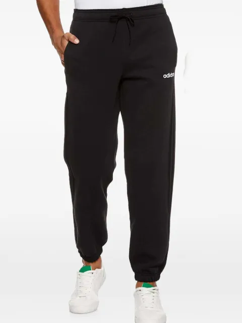 adidas Essentials 3 Stripes fleece track pants Black EI4898