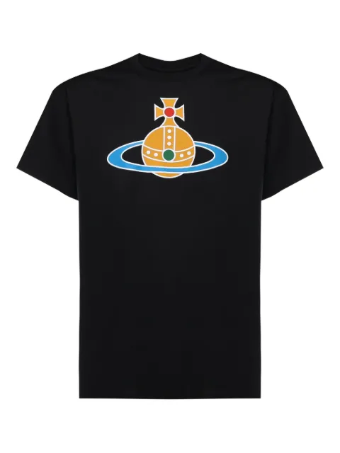 Vivienne Westwood Orb-logo T-shirt Black 3G01004SJ001M