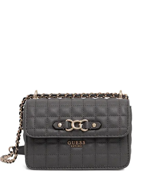 GUESS USA Nadira quilted cross body bag Grey HWQG8424780