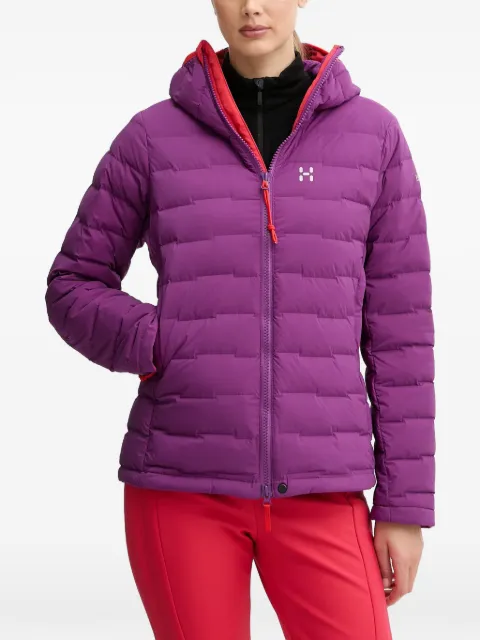 Haglöfs hooded quilted jacket Purple 607467