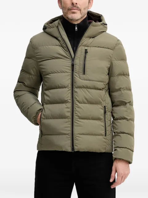 Geox zip-pockets padded jacket Green M5628AT3266