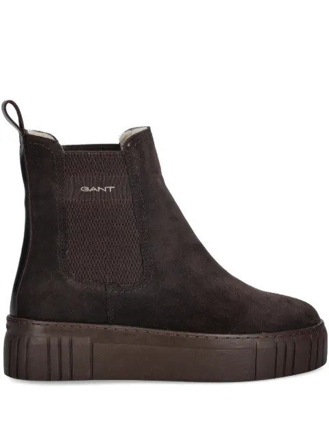 Gant Snowmont platform panelled Chelsea boots Brown 31553098