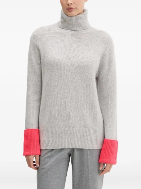 FROM FUTURE roll-neck ribbed sweater Grey WPL02189
