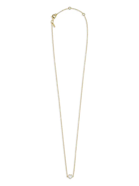 Design letters heart-pendant necklace Gold 90304018PEARL