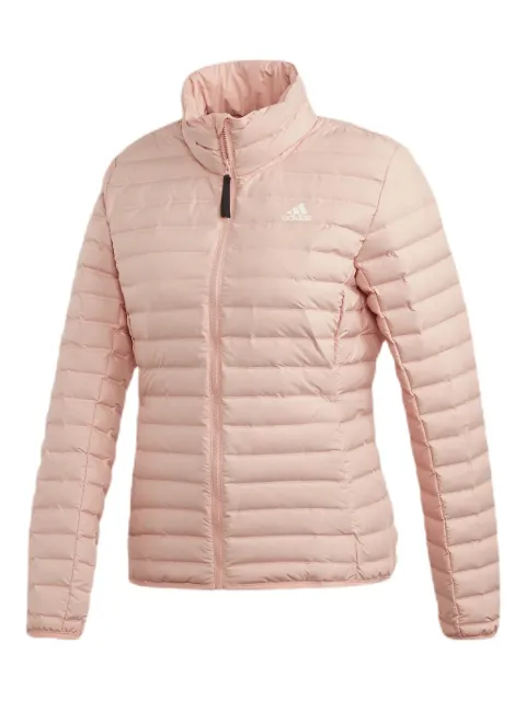 adidas horizontal-quilt puffer jacket Pink FT1852