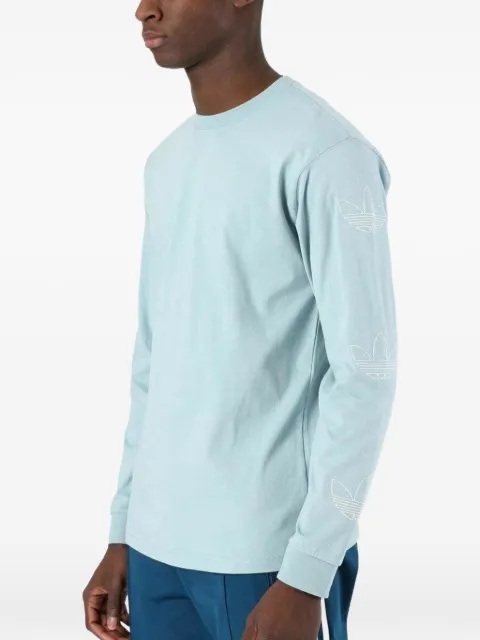 adidas Trefoil long-sleeve sweatshirt Blue DV3153
