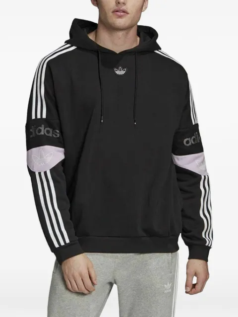adidas logo-detail hoodie Black ED7175