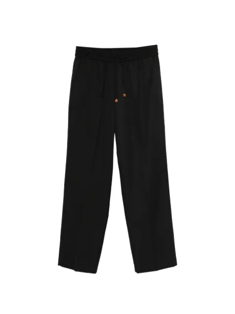 Drôle De Monsieur wide-leg drawstring trousers Black JBP191PL127