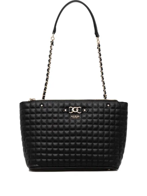 GUESS USA Nadira quilted shoulder bag Black HWQG8424220