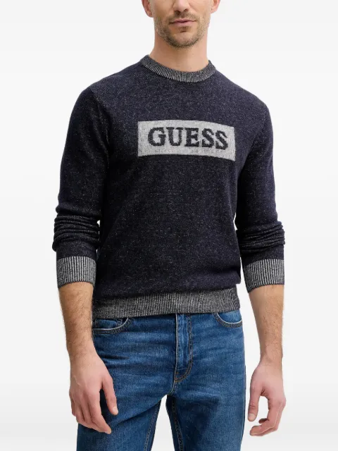 GUESS USA logo sweater Blue M5BR28Z0531