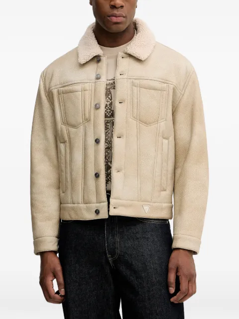 GUESS USA patch-pocket jacket Neutrals M5BL0IW2500