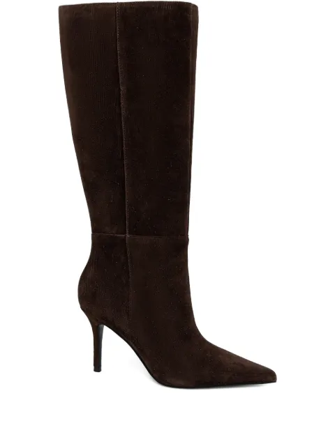 GUESS USA Gressa pointed-toe suede boots Brown FLFGRSSUE11BROWN