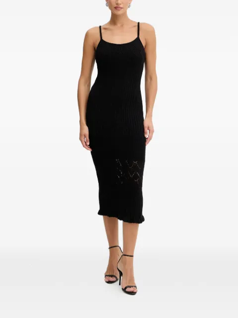 GUESS USA sleeveless midi dress Black W5BK91Z4060