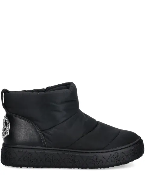 GUESS USA Urana quilted logo boots Black FLFUNOFAP10BLACK