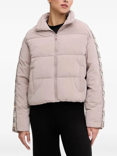 GUESS USA high-neck puffer jacket Neutrals V5BL11WGYC2