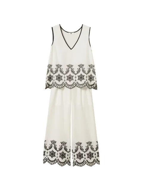 TWINSET short pyjamas with embroidery White 261LL2FCC