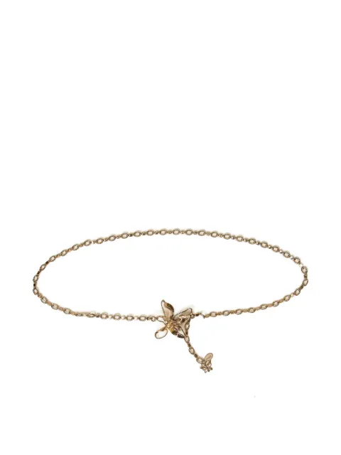 TWINSET chain belt with flower Gold 261TA4201