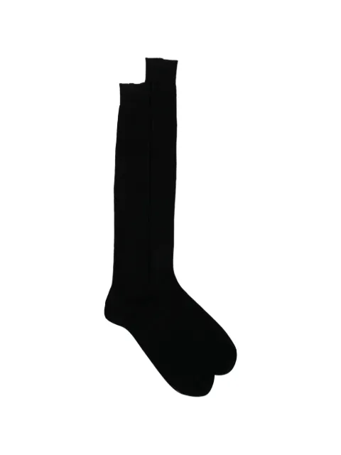 Zegna logo-print socks Black N4V100100001
