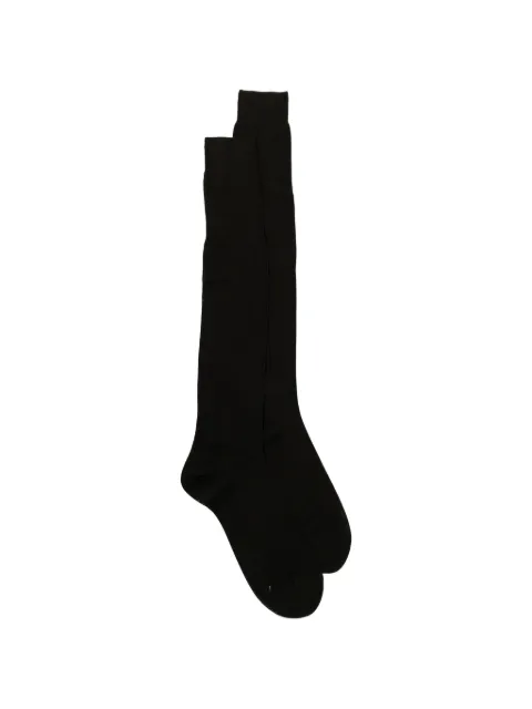 Zegna logo-print socks Brown N4V100110202